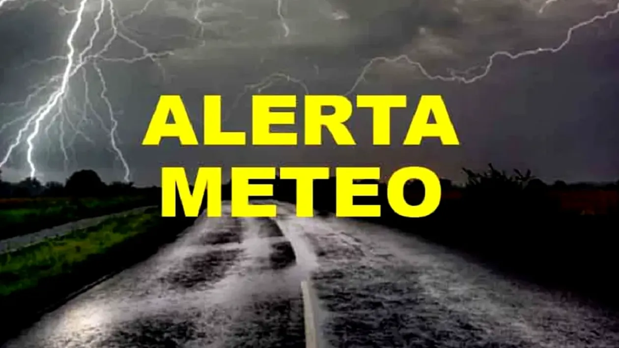 Alertă ANM! Cod galben de ploi torenţiale, vijelii şi grindină. Ce zone sunt vizate