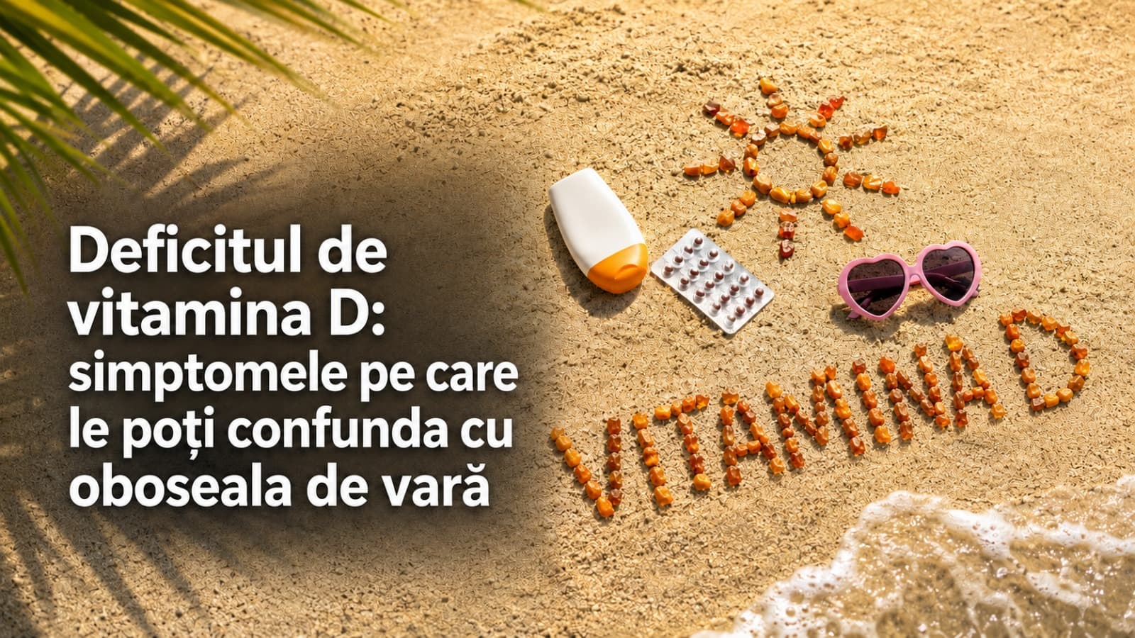 (P) Deficitul de vitamina D: simptomele pe care le poți confunda cu oboseala de vară